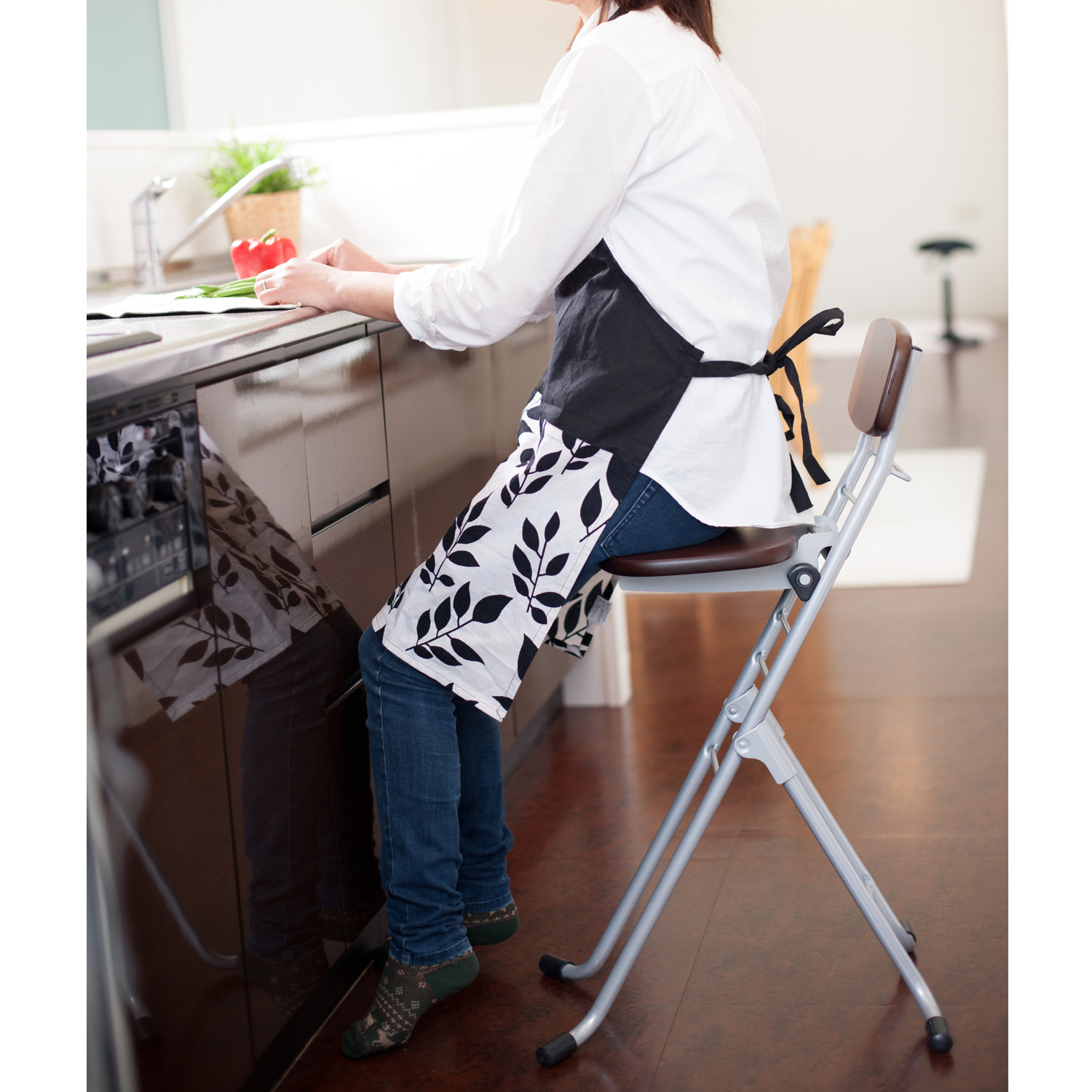 ルネセイコウ リリィチェアM ナチュラル/シルバー CSMF-320A リリィチェア M ナチュラル⁄シルバー 1脚 ルネセイコウ （直送品